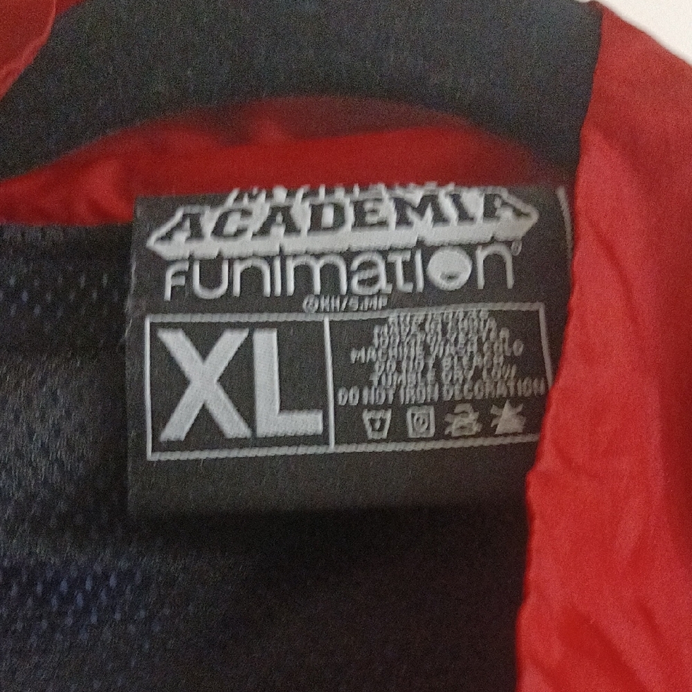 Bold Blue and Red Color-Block Windbreaker - Picture 3 of 7